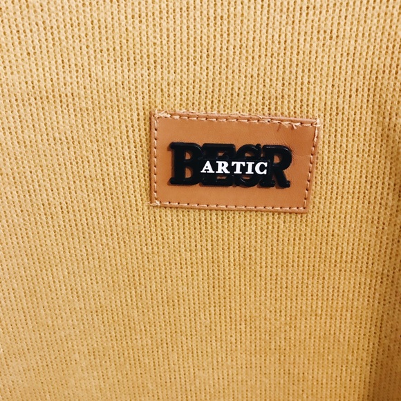 Mustard yellow crop sweater - Picture 3 of 3